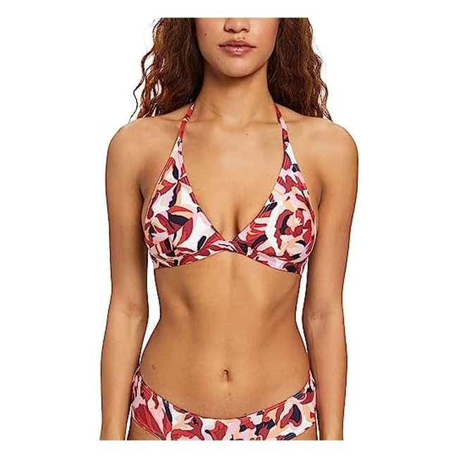 Esprit Damen Carilo Beach RCS Padhaltern Bikini Dark Red 3A EU - Nachhaltig & Zeitgenössisch