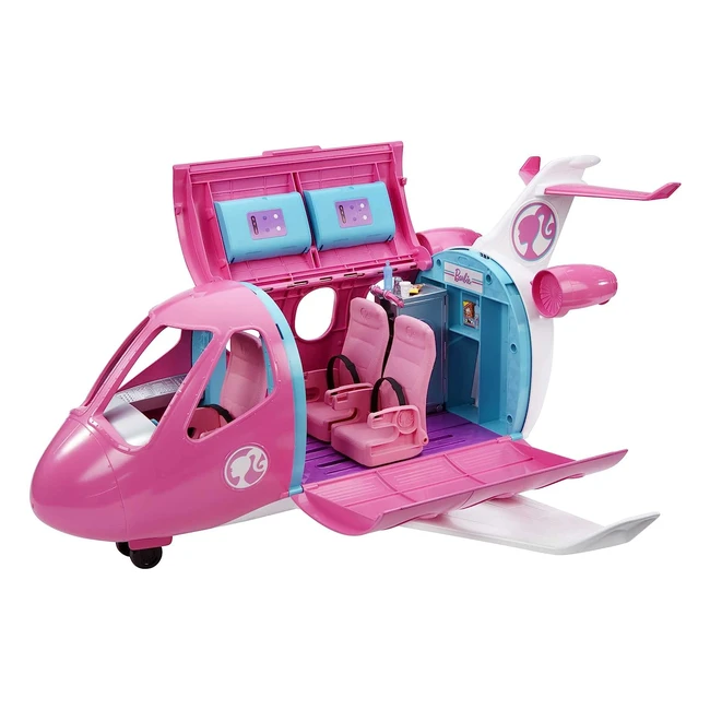 Barbie Dreamplane Airplane Toys Playset with 15 Accessories