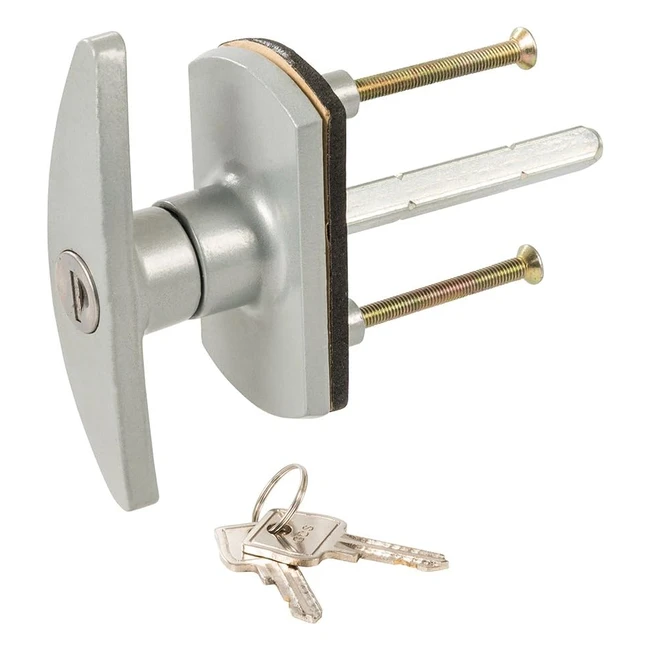 Poignée de verrouillage pour porte de garage Silverline 671027 - Résistante à la corrosion