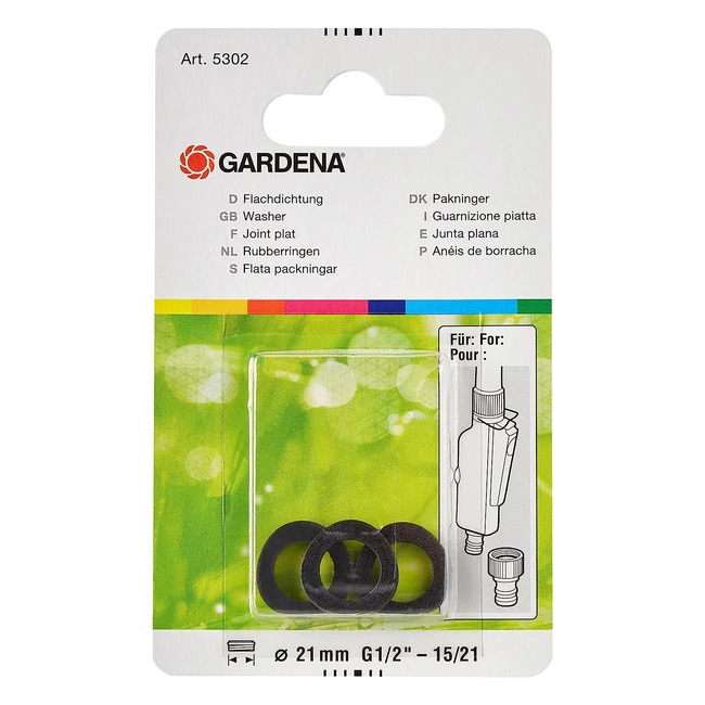 Gardena Gasket Special Sealing Ring for Tap Connector 530220 - Save Water and Prevent Leaks