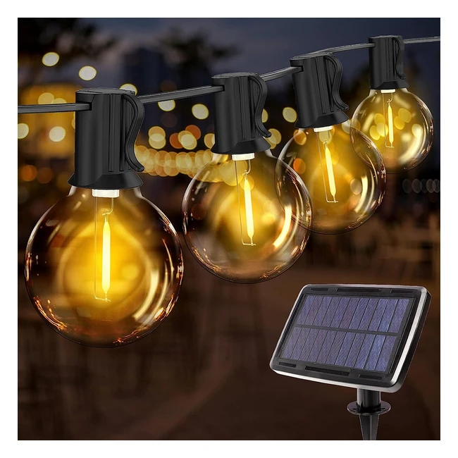 Guirnaldas Luces Exterior Solar 735m 121 LED - ¡Ilumina tu jardín con estilo!