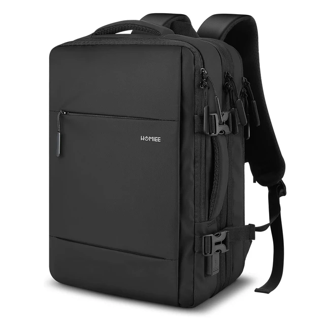 Mochila de Viaje Expandible Homiee 38L - Antirrobo - Portátiles 15.6