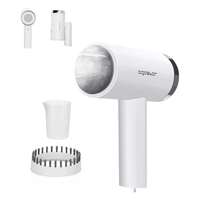 Défroisseur vapeur portable Aigostar Tiny - Parfait pour les voyages - 1200W - Élimine plis et odeurs - Chauffe rapide