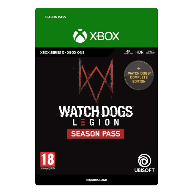 Watch Dogs Legion Season Pass Xbox - Unlock New Episodes Missions and Heroes