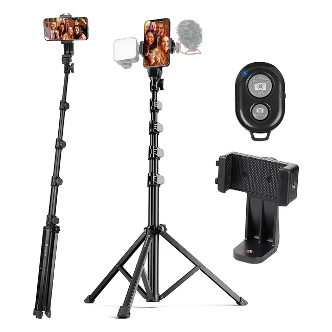 Trípode Tarion FL019 para Smartphone - Versátil y Resistente - Soporte Universal - Compacto y Liviano