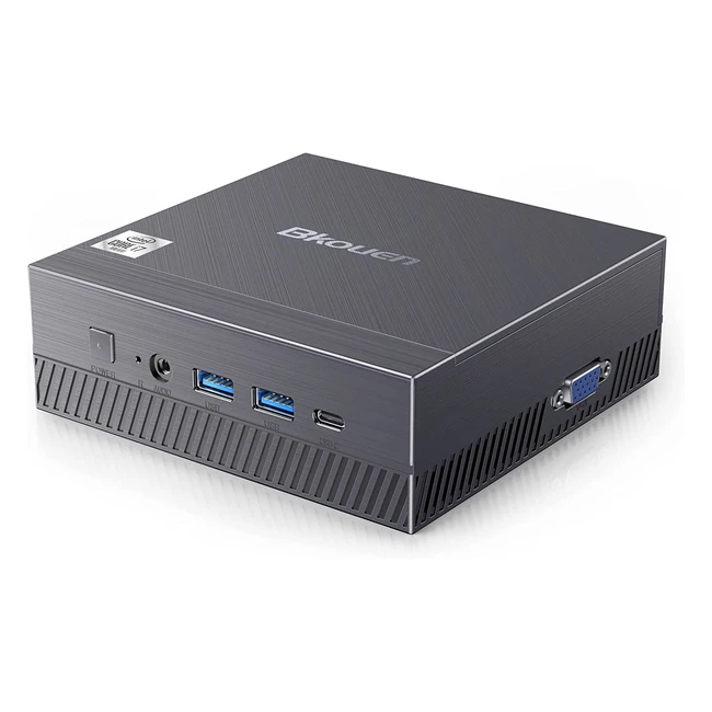 BKOUEN Mini PC Windows 11 Pro Intel i710810U bis zu 4,9 GHz Mini Computer 6 Kerne 12 Threads 16GB DDR4 512GB M.2 SSD 2,5 Zoll SATA WiFi 6 BT5.2 4K HDMI 3 Bildschirme Mini Desktop PC für Büro
