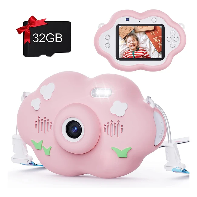 Cámara Infantil Selvim 40MP con Protector de Lente - Regalo Cumpleaños Navidad para Niñas 3-12 Años