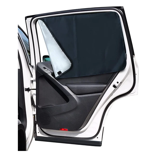 Lechin Pare-Soleil Voiture BB - Réflecteur UV et Lumière du Soleil - 2 Pièces