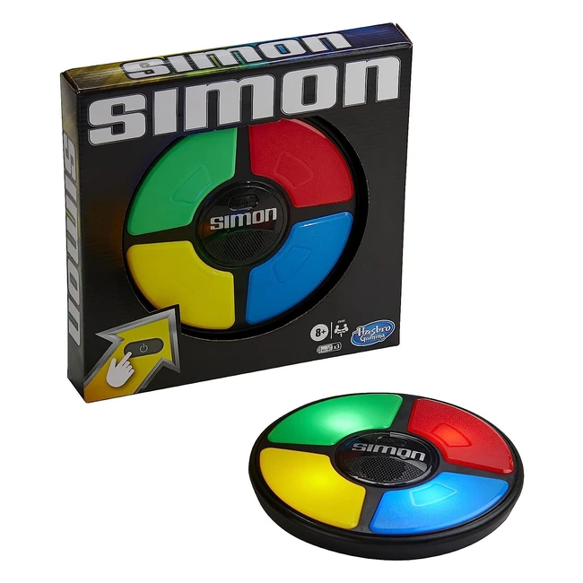 Hasbro Gaming Simon Memory Game - Interactive Brain Teaser for Kids - Ages 8