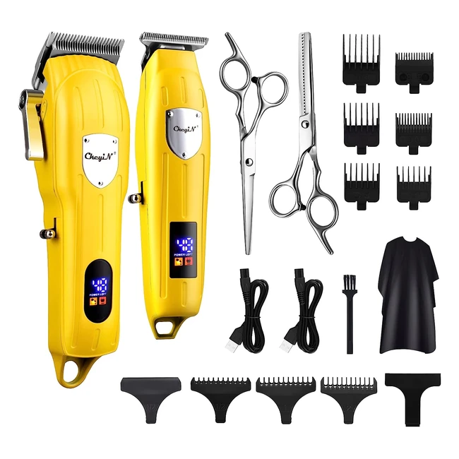 Cortapelos Profesional Ckeyin USB Recargable - Kit de Peluqueros