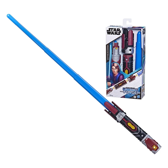 Hasbro Star Wars Lightsaber Forge Anakin Skywalker Extendable Blue Lightsaber
