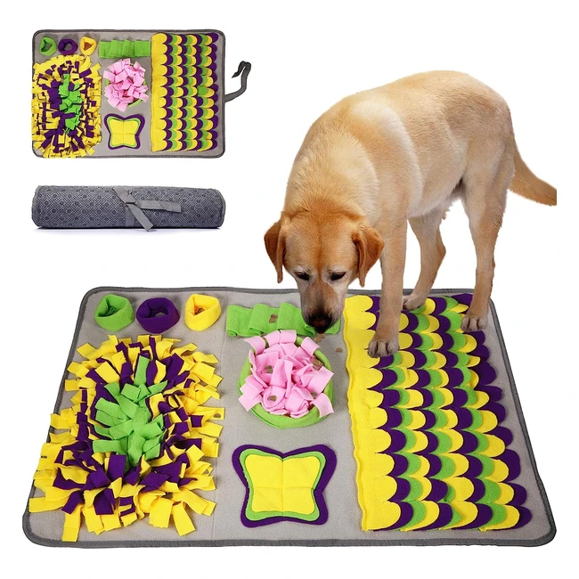 McNory Snuffle Mat para Perros - Alfombra de Actividades - Juguete de Entrenamiento - Bowl70 50 cm