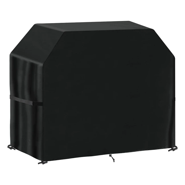 Copertura Barbecue Impermeabile 165x71x122cm - Sangory 420d Tessuto Oxford - Anti-UV, Antipolvere, Antistrappo