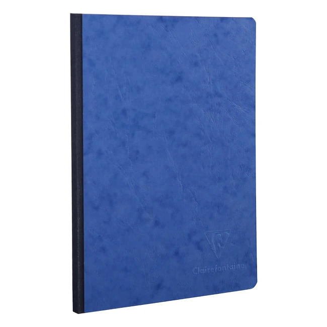 Clairefontaine Ref 791404C Age Bag Clothbound Notebook - A4 Size Blue Leather E