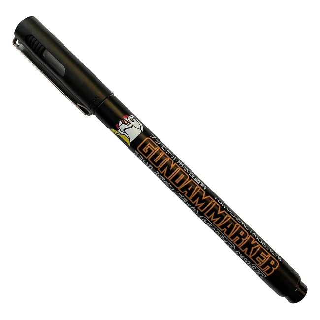 Stylo Gundam Marker GM20 Noir - Marqueur à encre noire pour dessin et coloriage