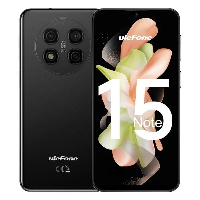Ulefone Note 15 - Unlocked Mobile Phone, 5GB RAM, 32GB ROM, Android 12, 6.22'' HD Screen