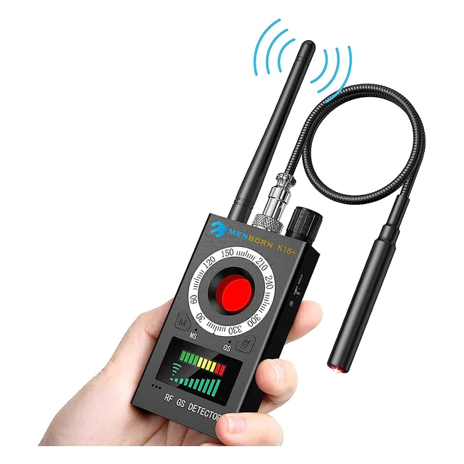 Detector de Bichos RF Inalmbrico GPS Spy Finder Cmara Oculta Lser - Prot