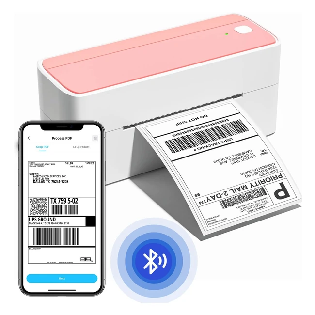 Phomemo Bluetooth Shipping Label Printer 4x6 - Fast, Efficient, and Ink-Free