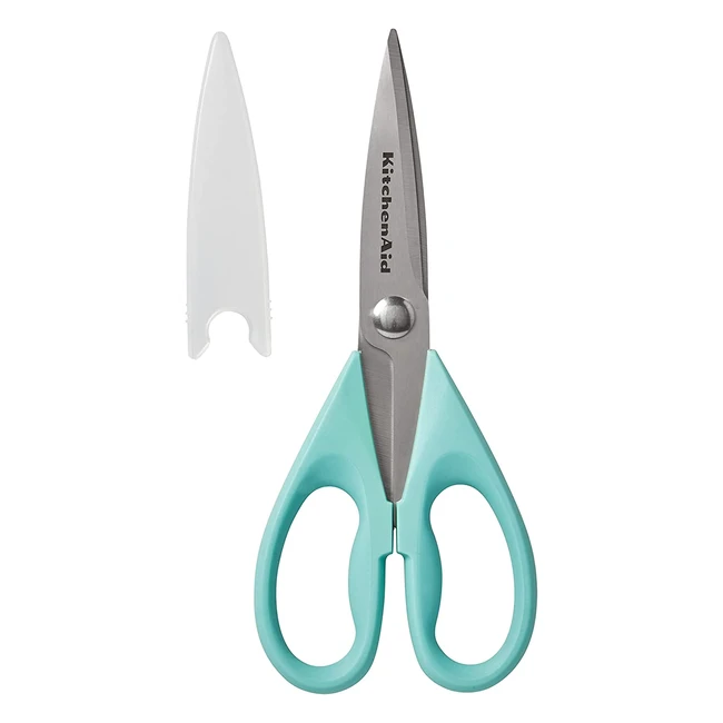 KitchenAid KE351OHAQA All Purpose Shears  Stainless Steel  Aqua