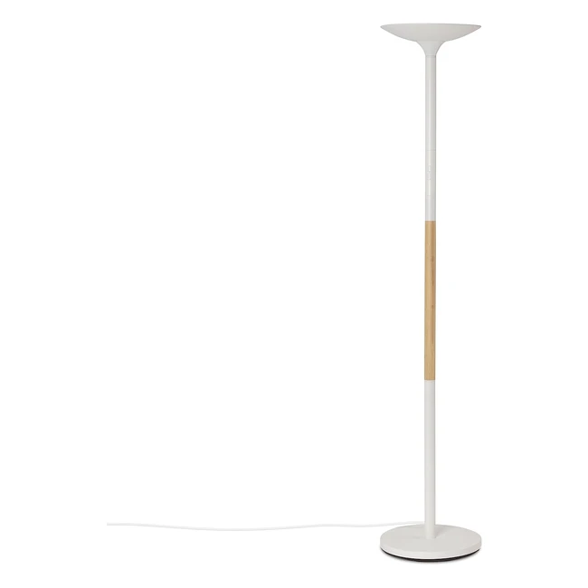 Lampadaire LED Unilux Pryska 40W 4000 Lumens - Variation d'intensité lumineuse - Blanc