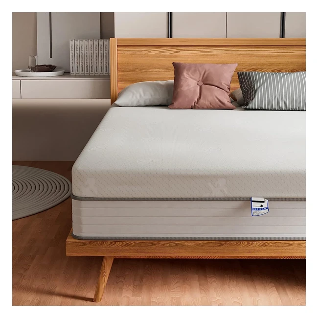 Frideko 11cm Memory Foam Mattress Topper - Soft, High-Density Foam - King Size Bed - Back Pain Support