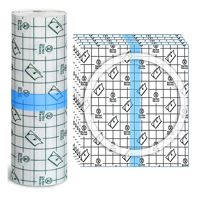 Bandage adhésif imperméable pour tatouage 15cm x 2m - 5pcs