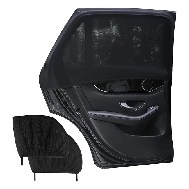 Parasol Coche Lateral Lechin XL - Bloqueo Rayos UV - 2 Unidades