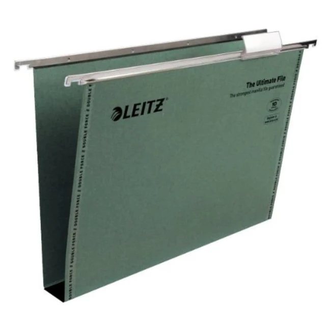 Leitz Ultimate Clenched Bar Suspension File - Pack of 50 - Green - 17450055