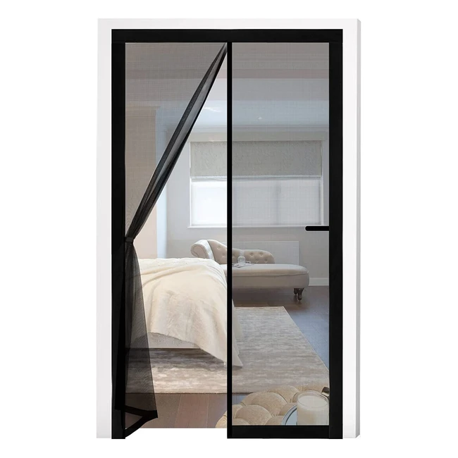 Fillis Magnetic Fly Screen Doors 110x220cm - Mosquito Proof Door Curtains - Fibe