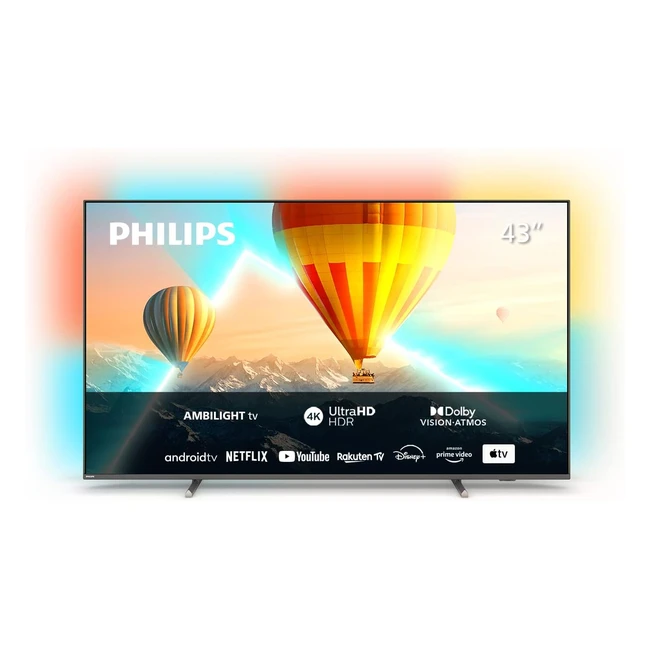 Philips Exclusif 43PUS8107 TV 43 pouces LED 4K UHD HDR Dolby Atmos