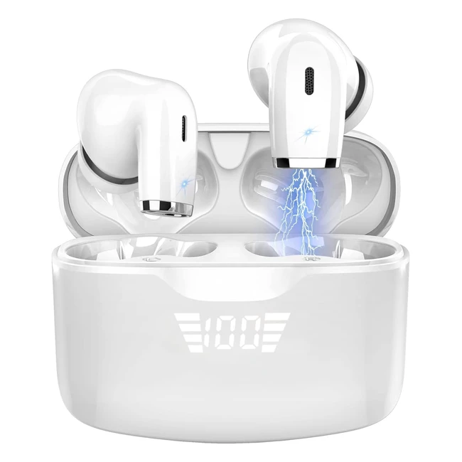 ddidbi Wireless Earbuds Bluetooth 53 Headphones with HD Mic - Premium Sound, 40h Playtime
