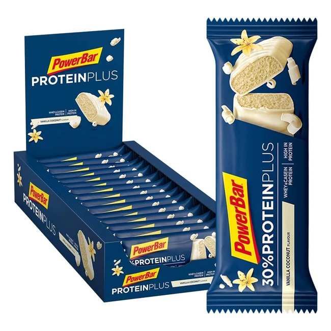 Barra de proteína PowerBar Protein Plus 30 Vainilla Coco 15x55g