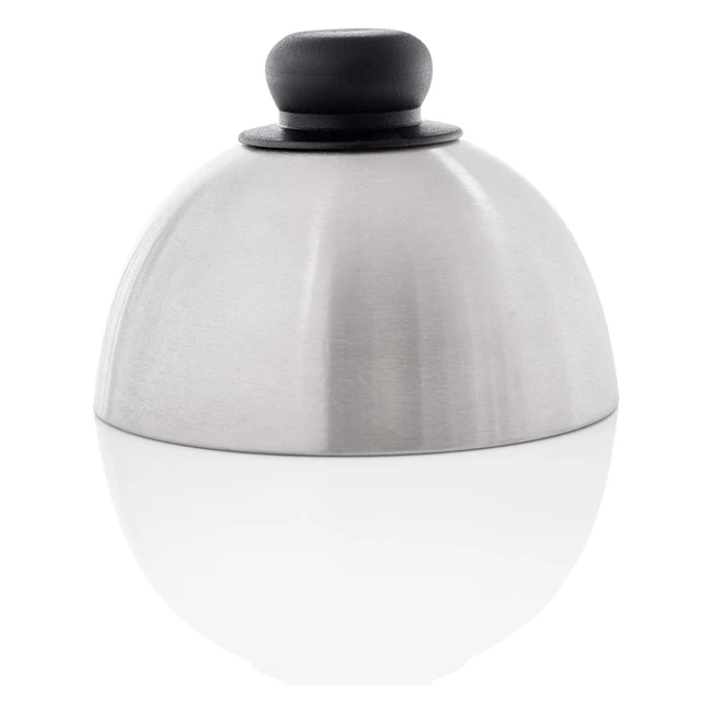 Campana Gastronette para hamburguesas de acero inoxidable - Negro