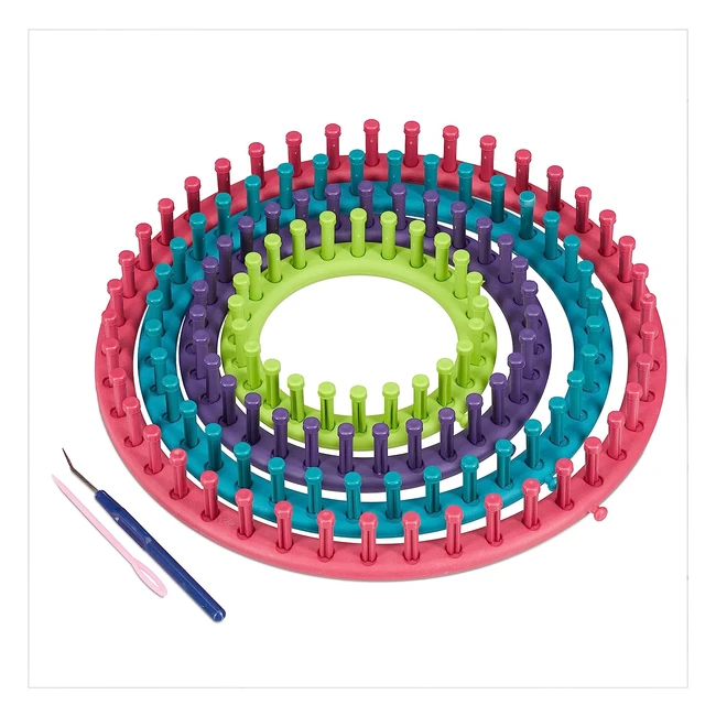 Set 6 Anelli Maglieria - Bambini e Principianti - Misure Varie