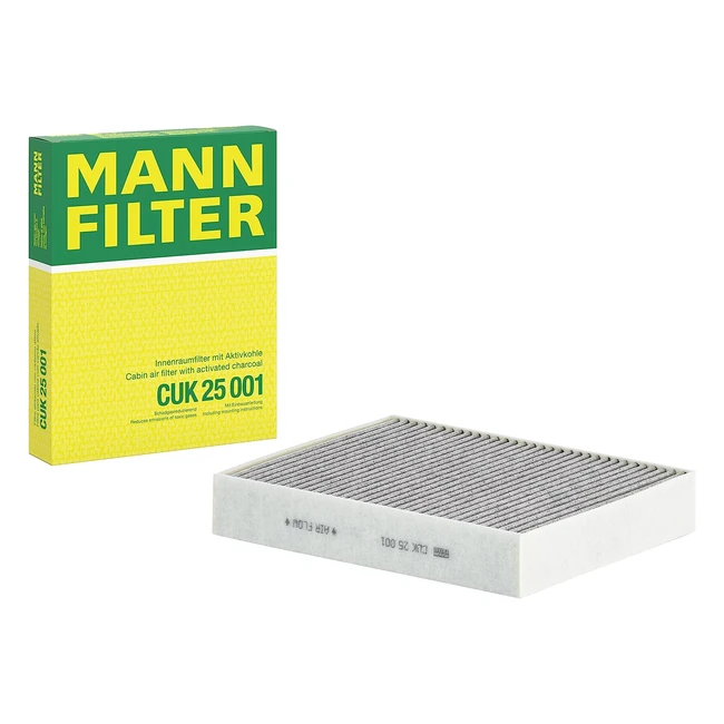 Mannfilter CUK 25 001 - Filtro Abitacolo Antipolline con Carboni Attivi