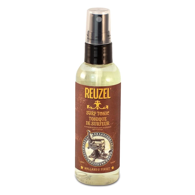 Reuzel Surf Tonic Hairspray - Agrega agarre, textura y volumen - Crea un estilo despeinado con acabado mate - Para todo tipo de cabello - 338 oz