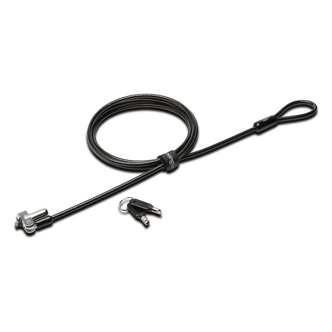 Kensington N17 Dell Gertesicherungssystem starkes Schloss 18m Stahlkabel K6