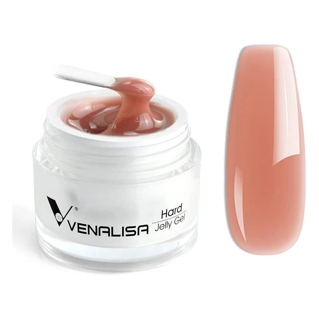 Venalisa Gel Construction Ongle UV 50g - Couleur Rose Fonc - Kit Ongle Gel UV Complet