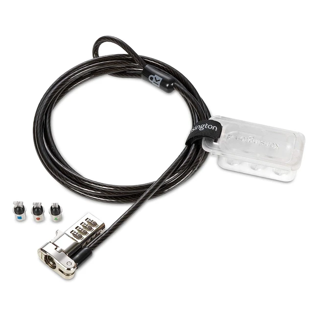 Kensington Universal 3in1 Kombinations-Schloss Anti-Diebstahl-Sicherheitsschlos