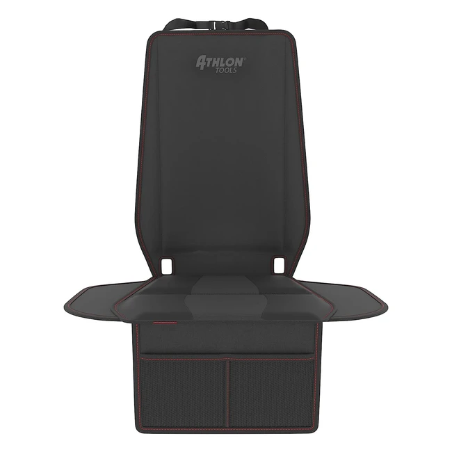 Tappetino per seggiolino per bambini Athlon Tools - Protezione laterale - Vestibilità ottimale - Compatibile con Isofix - Imbottitura spessa - Design brevettato