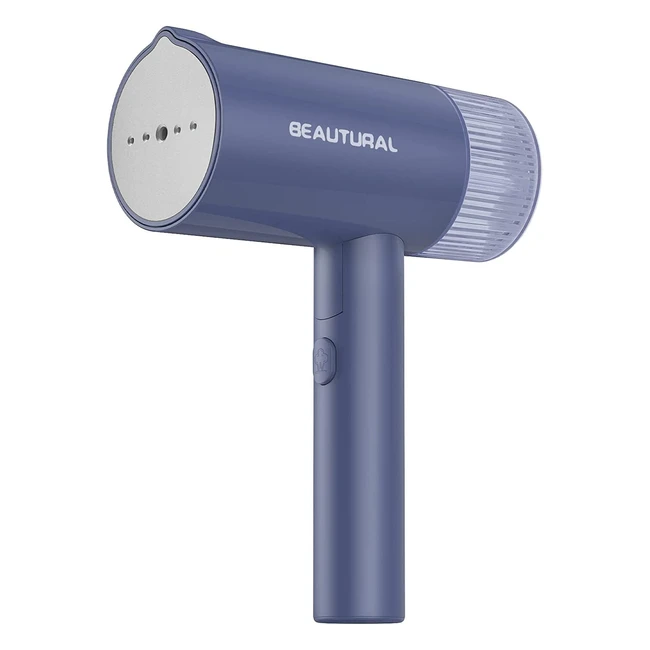 Beautural Clothes Steamer - Portable Mini Fabric Steam Iron for Home and Travel - Blue