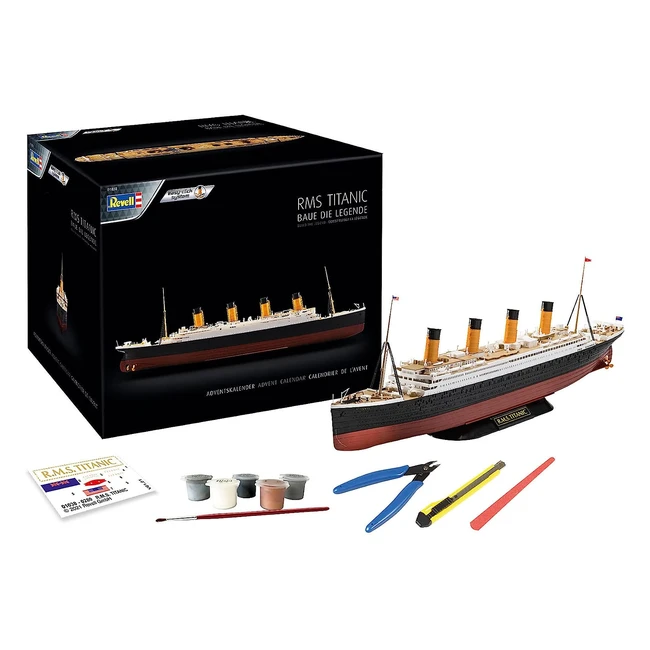 Rompecabezas 3D RMS Titanic Revell 01038 - Construye tu propio barco de lujo