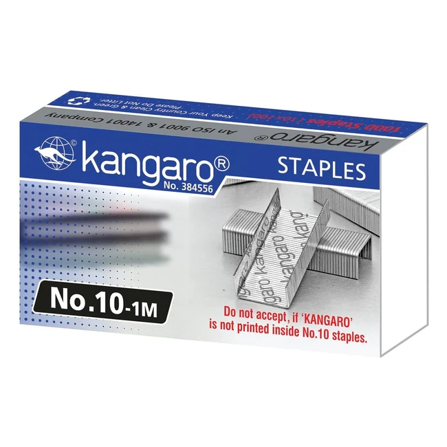 Agrafes Kangaro KA101M N 101M - Lot de 1000 - Stabilité garantie