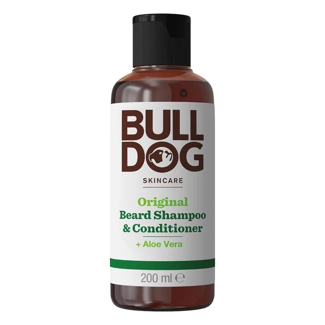 Bulldog Mens Skincare 2in1 Beard Shampoo  Conditioner - Soft Fresh Nourished