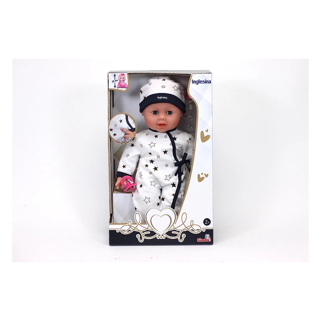 Poupée Simba Inglesina Steffi Love avec Bébé - Réf.1234 - Yeux qui se ferment, biberon et sucette inclus