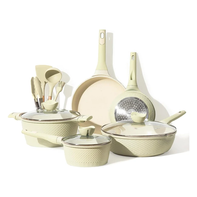 Juego de sartenes Carote 12 piezas antiadherentes