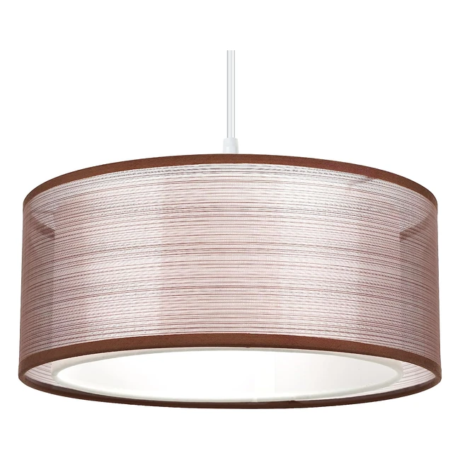 Modern Burgundy Lampshade for Ceiling Lights - Frideko 2 Tier Light Shade - Bedr