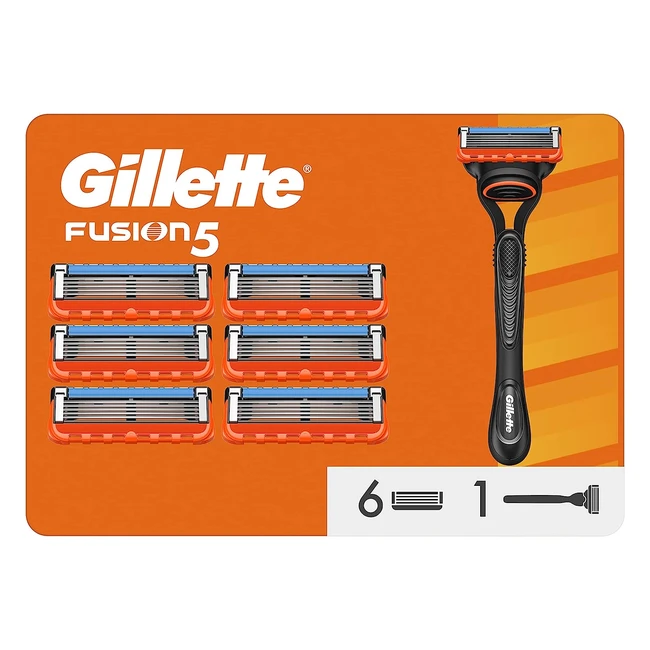 Gillette Fusion5 Men's Razor - 7 Blade Refills & Precision Trimmer