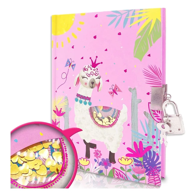 Diario Segreto Bambina Ginmlyda Alpaca - 178x13cm - 160 Pagine - Con Lucchetto e