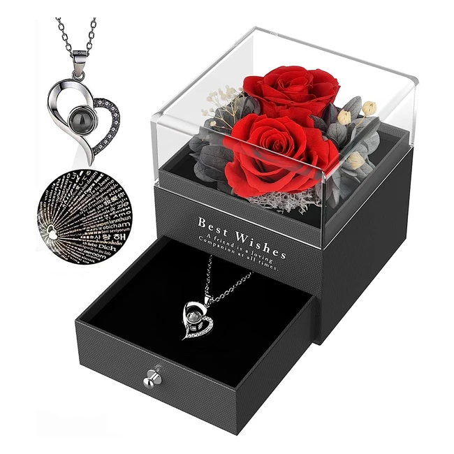 Rose éternelle Monodeal - Cadeau femme - Idée cadeau - Amour éternel - Saint Valentin